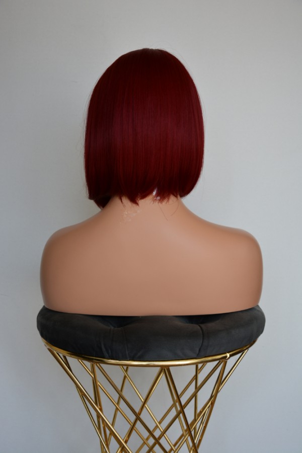 Kısa Küt Kızıl Fiber Sentetik